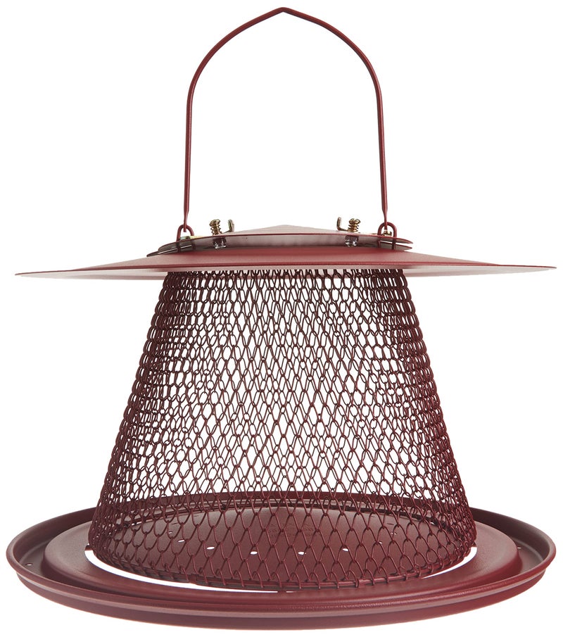 Perky-Pet Durable Wild Bird Feeder - 2.5 lb Seed Capacity - Feed up to 15 Birds at Once - Red, C00322 - Hanging Wild Bird Feeder for Outdoor Decor - Image 4